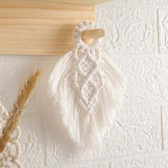 Macrame Door Handle Swing Rope Wall Hanging Decorative For Boho Home Decor Party Supplies Girls Kids Nursery Garden Decoration