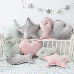 Yickyue Bow Pillows Sofa Cushion Removable Washable INS Short Plush Baby Bed Room and Home Sweet Gift Decoration Pillow Birthday Cojines