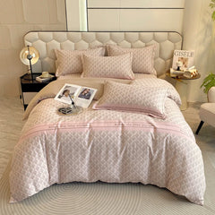 YICKYUE  -  New 3pc 100% Cotton Duvet Cover,Soft And Skin-Friendly Reactive Printing Fabric,Single/Queen Full Size Bedding Set,No Filler