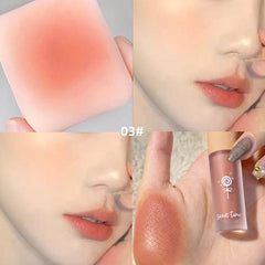 Yickyue 1PC Liquid Blush Mud Velvet Matte Natural Lasting Makeup Red Facial Pigment Natural Cheek Contour Blush Face Beauty Cosmetics