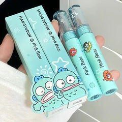 YICKYUE  -  PinkBear Matte Lipstick Long-lasting Non-stick Cup Cute Hangyodon Mirror Lip Glaze Lip Gloss Sexy Nude Lip Makeup Maquillaje
