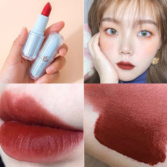 6 Colors Red Velete Matte Lipstick Moisturizing Waterproof Makeup Lip Stick Pigment Non-Stick Cup Korean Cosmetic Batom