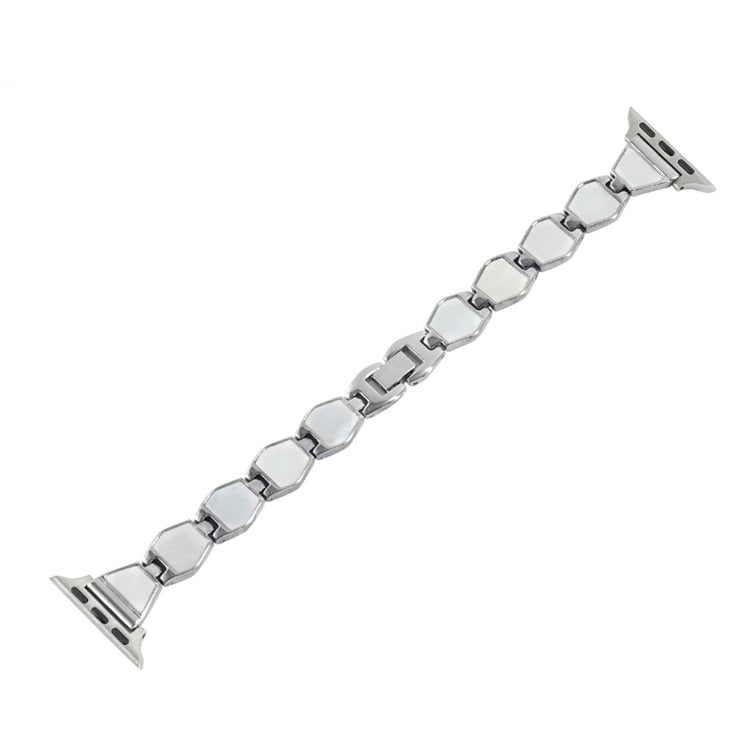 Shell Pattern Creative Women Bracelet Watch Strap Suitable For Apple Watch 7 Strap For iwatch Strap 6 5 4 SE 3 41mm Metal Strap