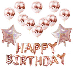 Detritus Balloon Theme Baby Party Decorations Set Boy Girls Birthday Shower Children's Day Gift
