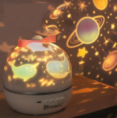 Star Light Projector Night Light Children's Toy Girl Starry Bedroom Night Light Romantic Rotation Happy Birthday