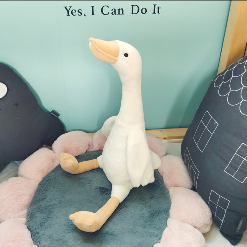 28/35/50cm Soft White Duck Plush Toys Cute Long Neck Goose Stuffed Animal Doll Giant Plush Toys For Girls Children Free Shipping