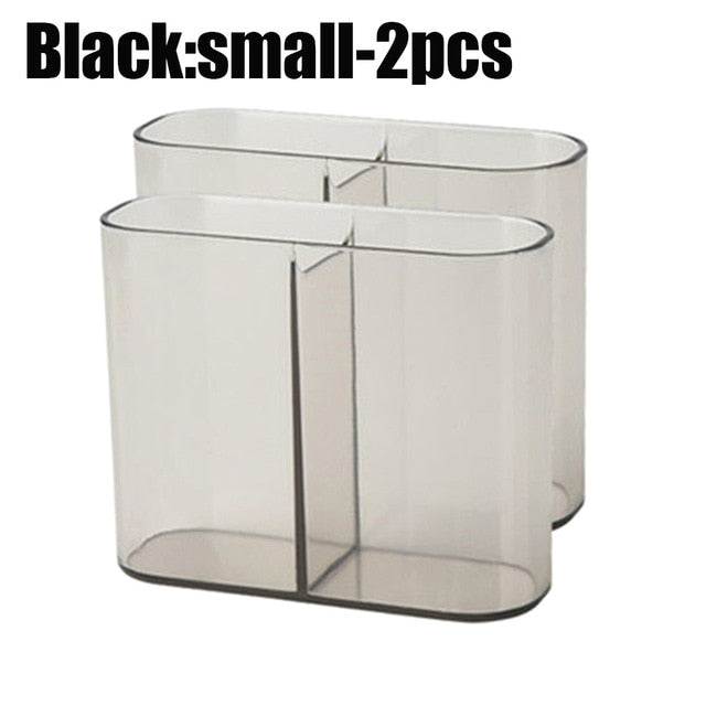 Plastic Makeup Bathroom Storage Box Cosmetic Organizer Desktop Make Up Jewelry Storage Case Sundries Table Container Organizer