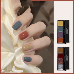 16ML Pure Solid Cream Gel Nail Polish Paint Gel Nail Art Designs  Semi-permanent UVand LED Nail Polish Quick Drying Gel Varnish
