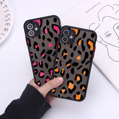 Leopard ins silicone couples Zebra pattern cute cover for iphone 11 12 mini pro max 7 8 plus x xr xs max se  shell funda