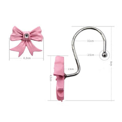 10PCs/Set Pink bown S Shaped Hooks Bathroom Kitchen Coat Hooks Multifunctional sundries Storage Hooks Hangers Holder