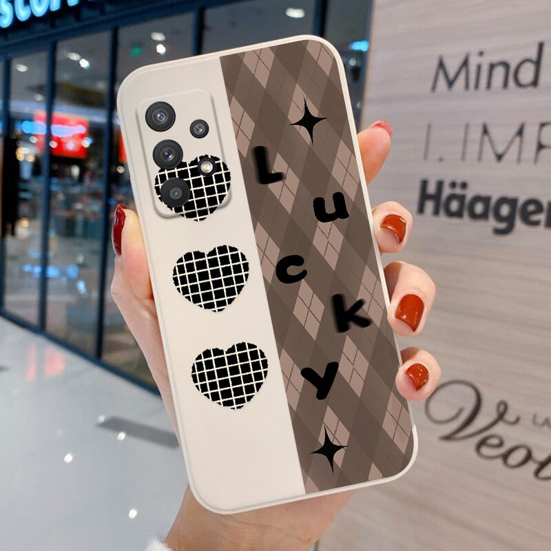 Cute Bear Case For Samsung A52S 5G A51 A12 A02 A32 A72 A71 A50 A30S M12 M02 Case Soft Funda Samsung S20 FE S21 Ultra Plus Cover