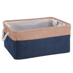 New Folding Storage Basket Foldable Linen Storage Box Bins Fabric Organizer Organize Office Bedroom Closet Toys Laundry Basket