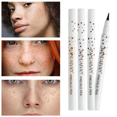 4 Colors Natural Lifelike Freckle Pen Long Lasting Brown Makeup Face Contouring Freckle Pen Waterproof Dot Spot Pen Concealer