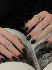 YICKYUE  -  1pc 15ml Pure Black Gel Nail Polish Starter Pure Soak Off No Wipe Nail Gel Polish Suitable For All Seasons