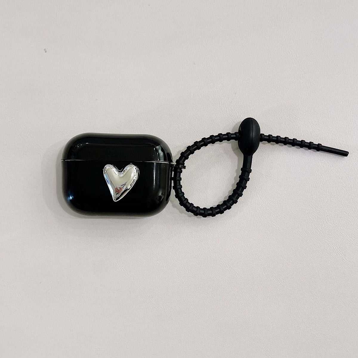 Jane cool black silicone soft love earphone case for airpod 1 2 pro charging box for airpods 3 2021 wireless bluetooth cover
