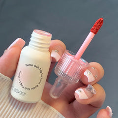 YICKYUE  -  Cute Baby Bottle Moisturizing Lip Gloss Mirror Lipgloss Long Lasting Non-greasy Lip Makeup Tint Water Light Lipstick Cosmetics