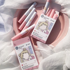 8Pcs/Set Smoke Tube Lip Glaze Set Matte Show White Lipstick Student Female Long-lasting Matte
