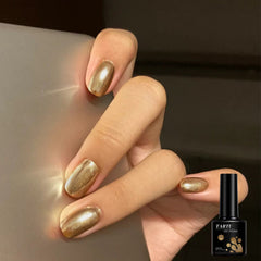 YICKYUE  -  8ml Silver Gold Champagne Purple Glitter Gel Nail Polish, Soak Off LED/UV, Gel  Polish Nail Art, Long-lasting and Quick-Drying,