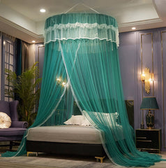 Ceiling Dome without Bracket Princess-Style Encrypted Mosquito Net Double Home 1.5/1.8 M Bed Ceiling-Free Installation