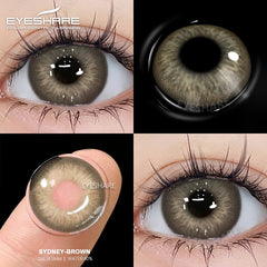 YICKYUE  -  Colored Contact Lenses for Eyes Natural Eye Lenses Gray Contact Green Lenses Blue Lenses Fashion Lenses 1 Pair