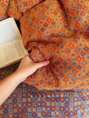 Retro Classic Floral Cotton Quilt Cover Double Layer Plain Weave Embroidery A-Class Bedding Single Piece Pure Cotton