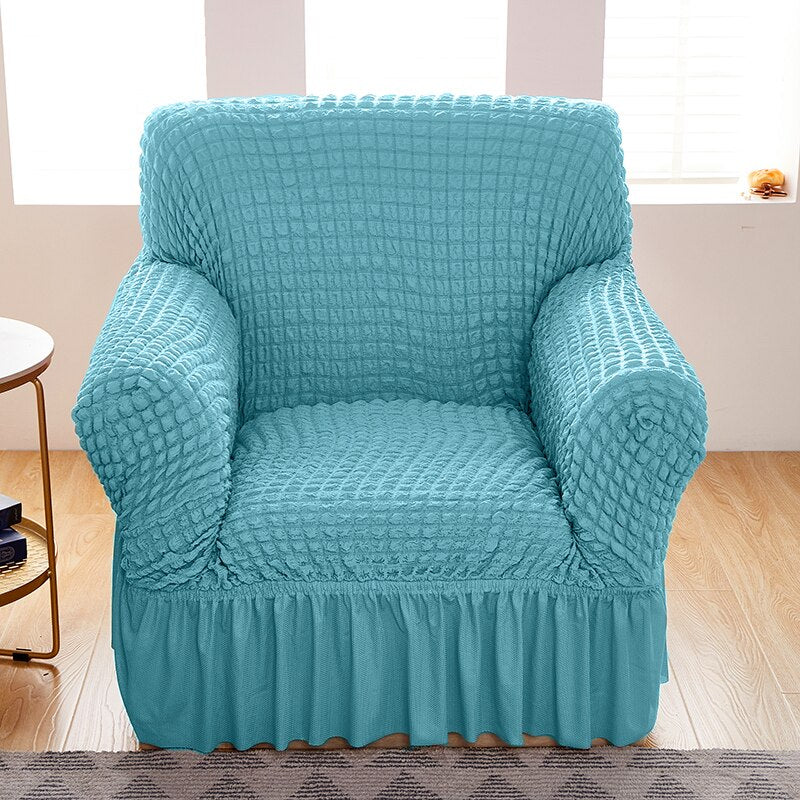1/2/3/4 Seat Retro Sofa Cover Elastic Spandex Armchair Cover Stretch Plaid Luxury Large Sofa Covers For Hotel Home Living Room