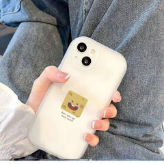 Luxury Silicone Phone Case For iPhone 13 12 Mini 11 Pro Xs Max X Xr Cute Smiley Soft Case On iPhone Se 7 8 6s 6 Plus Matte
