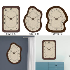 YICKYUE  -  Wall Clock Wall Decor Practical Ideal Gift Silent Elegant Decorative Clock for Bedroom Kitchen Living Room Home Office
