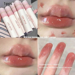 YICKYUE -  6 Colors Mirror Lip Gloss Moisturizing Lip Glaze Waterproof Long-lasting Sexy Red Lip Tint Lipstick Makeup Lip Gloss Cosmetics