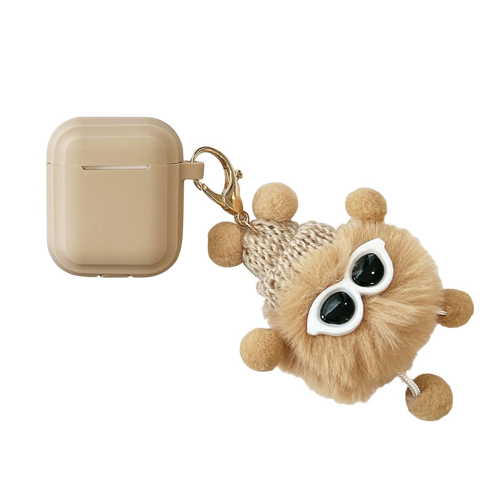 2022 Plush doll 3d cute earphone case for apple airpod 3 wireless bluetooth charging box for airpods 2 1 pro cartoon cover shell