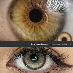 YICKYUE  1 Pair Green Contact Lenses for Eyes Beauty Pupils Lenses Eye 14.2mm Yearly Use Fashion Blue Colored Contacts Lenses Green