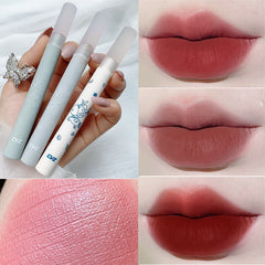 6 Colors Velvet Matte Lip Gloss Waterproof Pink Red Nude Liquid Lipsticks Long Lasting Makeup Pigment Lip Tint Cosmetics