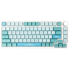 123 Keys GMK Cloned Iceberg XDA Profile PBT Dye Dye Sublimation Keycaps Mx Switch Fit 61/64/68/87/96/104/108 Keyboard XDA Keycap