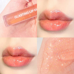 New Glitter Liquid Lipstick Gloss Flashing Lip Glaze Makeup Nourishing clear Lip Gloss Reduce Lips Lines Plumping Lip Oil Care