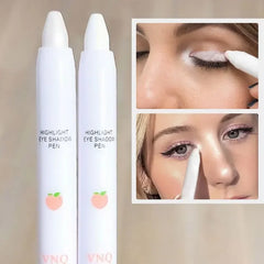 YICKYUE  -  Pearl White Lying Silkworm Highlighter Pen Matte Glitter Eyes Head Brightening High-gloss Eyeliner Pencil Korean Makeup Cosmetic