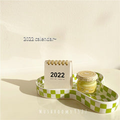 Korean Version of Super Mini Version of Super Simple Desktop Cute Ornaments 2022 Calendar Desk Calendar Portable