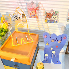 Cute acrylic earring display stand lady collect earings studs organizer etsy storage holder jewelry shelf ear-ring store rack