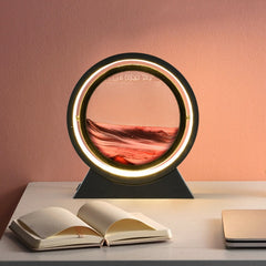 Quicksand Painting Night Light Creative Hourglass Table Lamp Ornaments for Wedding Decoration Living Room Decoration Ornaments
