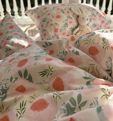 YICKYUE  -  Romantic sweet floral pink green bedding set,twin full queen king flower cotton home textile bed sheet pillow case quilt cover