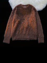 Hearujoy Luxurious Men's Mink Knit Sweater - Cozy & Stylish, Perfect for Fall/Winter | Casual Classic Design with Round Neck