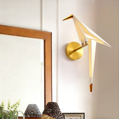 Modern Light luxury LED wall lamp Little bird 110V 220V bracket light for bedside bedroom living room loft decoration fixture