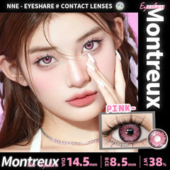 YICKYUE  -  1 Pair Cosplay Colored Contact Lenses Anime Blue Lenses Purple Eye Halloween Makeup Contact Yearly Pink Beauty Pupils