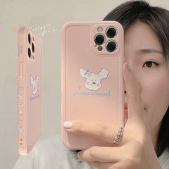 Couple cartoon dog and Koala cute lovely phone case soft silicone cover for iphone 11 12 pro max mini x xr xs max 8 7 plus capa
