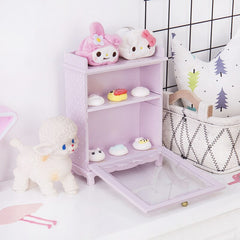 Japan cartoon Pink Swimmer wood box home decoration DIY dolls clothes girls domestic Doll Kit accessories collection