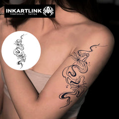 YICKYUE  -  Dragonfly Temporary Tattoo,Lasts To 15 Days New Technology Magic Waterproof Semi Permanent Sticker.