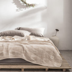 Air Conditioning Blanket Bedspread Cotton Gauze Soft Muslin Throw Triangle Blanket Summer Single Double Sofa Bed