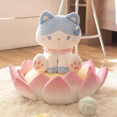 YICKYUE  -  Cushion Lotus Throne Cat Nest Good Luck Bedroom Student Cushion Chair Cushion Floor Cushions Pillow Home Decor Cute Pillow