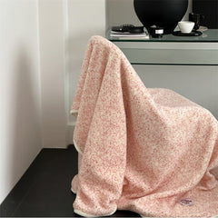 YICKYUE  -  Ins Modern Simple Alpaca Cushion Blanket Autumn and Winter Thickened Lamb Cushion Sofa Blanket Nordic Decorative Blanket