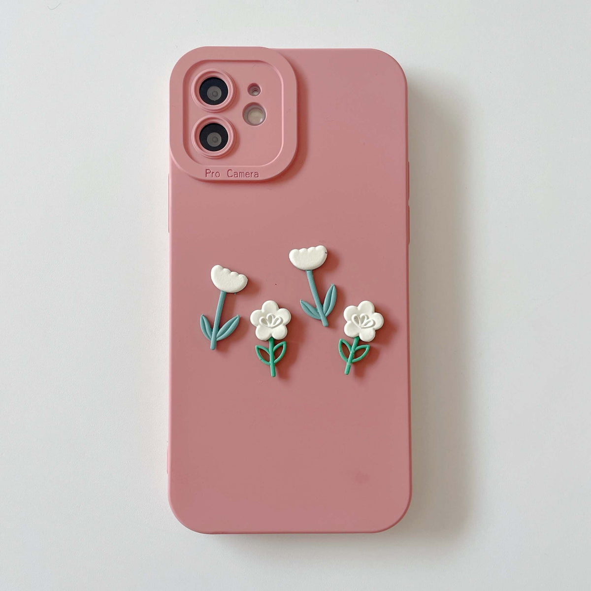 3D Tulip flower soft silicone phone case for iphone 7 8 plus 13 12 mini 11 pro max x xr xsmax cute ins shockproof cover capa