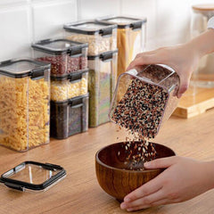 Food Storage Box Airtight Food Storage Containers Kitchen Accessories Organizer Food Sealed Box Stackable Plastic Box with Lids